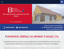 Tablet Screenshot of entreprise-bellet.com